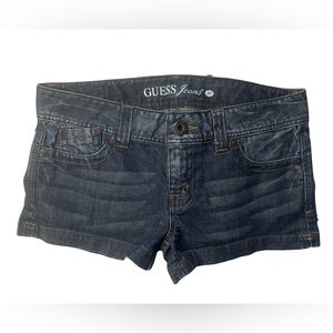 Guess dark wash jean shorts like new